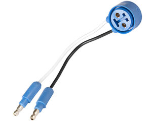 Grote®  6″ Length, 16-GA GPT Wire Type, Turtleback Dual-Seal 2-Wire Light Pigtail (66911)