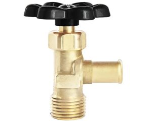Eaton Weatherhead® 1/2″ Hose x 1/2″ Pipe, Truck Valve, Forged Brass Body (7506)