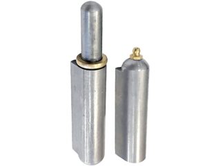 Faucher 0.43" Ping Diameter, 8″ Length, Weld-On Hinge w/ Pin and Fitting – Steel (7520714)