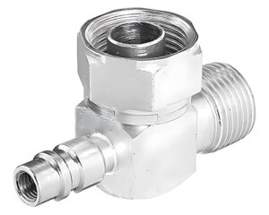 Eaton Weatherhead® 5/8" Tube, Bumped Tube O-Ring Service Port Adapter R134a with Low Service Port 90° Elbow (75731)