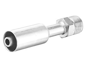 Eaton Weatherhead®  5/8″ Hose I.D  x 3/4″ Male Rigid  Bumped Tube O-Ring, 757E-Series Crimp Hose Fitting, Steel (75712E-W12)