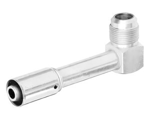 Eaton Weatherhead® 13/32″ Hose I.D x 1/2″ Male SAE  45° Rigid, 90-Deg. Tube  Elbow, 757E Crimp Hose Fitting (75708E-X08)