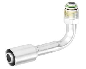 Eaton Weatherhead® 5/8″ Hose I.D x 3/4″ Male  Bumped O-Ring Swivel,  90° Elbow, 757E Crimp Hose Fitting (75712E-Z72)