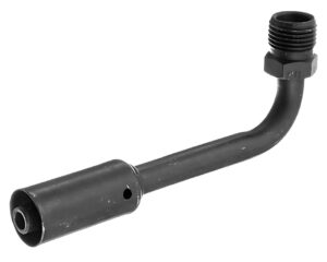 Eaton Weatherhead® 13/32″ Hose I.D x 1/2″ Male Rigid Bumped O-Ring, 90-Deg. Elbow, 757E Crimp Hose Fitting (75708E-W68)