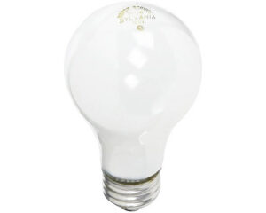 Sylvania 75W, 120V, Medium Screw E26 Base, Screw-In, A19 Bulb Rough Service Frosted Light Bulb (75ARS2P24)