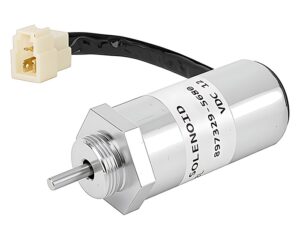 Isuzu® OEM 12V Engine Fuel Shutoff Solenoid Assembly (8-97329-568-0)