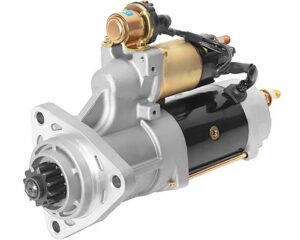 Delco Remy® 38MT 12V New Starter, CW Rotation, Grounded, SAE 3 Mounting Type (8200005)