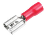 Grote® 0.25" Female Quick Disconnect, For 22-16 AWG, Vinyl Red (83-2191)