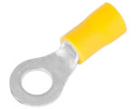 Grote® 12-10 AWG – Ring Terminal #4-6, Yellow Vinyl Insulated Sleeve (83-2502)