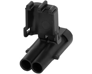 Delphi/Aptiv Weather-Pack Series – 2 Pin Sealed Male Connector, Black (12010973)