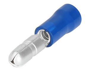 Grote® 16-14 GA – Male Bullet Connector, Vinyl Insulation Sleeve, Blue (84-2394)