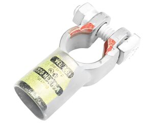 Grote® 4/0 GA, Copper Die Cast,  Negative, Battery Connector Barrel Clamp (84-9062)