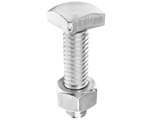 Grote®  5/16"-18 x 1-3/8"  Battery Bolt, Square Head with Nut, Steel (84-9183)