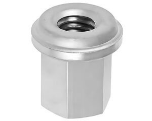 Grote® 3/8″-16  Battery Stud Nut, Closed, Stainless Steel (84-9184)