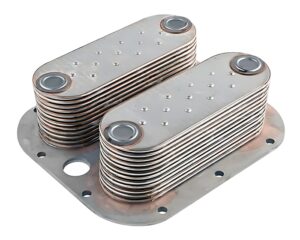Detroit Diesel® 24-Plate, Dual-Stack Base, Oil Cooler Core Assembly, (8547237)