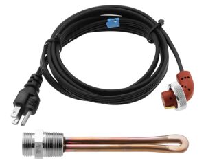 Temro Zerostart 1500W/120V, Immersion Engine Heater, 5-1/2″ Length (8601011)