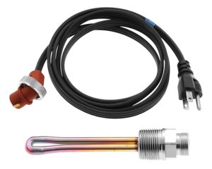 Temro Zerostart 1500W/120V, Immersion Engine Heater, 5″ Elem. Long (8605556)