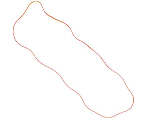 Detroit Diesel® OEM Rocker Cover Gasket, Upper to Lower, For Series 60 (08929803)