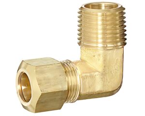 5/32″ Tube O.D x 1/8″ Male NPT, Air Shift Transmission Brass 90° Male Pipe Elbow (869-2-1/2A)