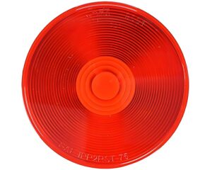 Grote® 4″ Stop Tail Turn Replacement Lens, For Snap Ring Application – Red (90012)