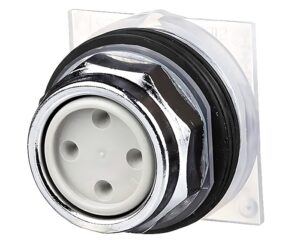 Schneider Electric® Harmony 9001K Series, Head for Spring Return Push-Button, Flush (9001KR1U)