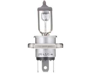 Philips 12V 60/55W, Standard High Beam Headlight Halogen Bulb – Clear (9003C1)