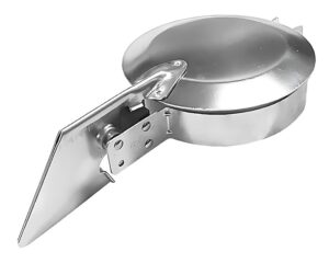 6" Rain Cap, Zinc Plate (901080)