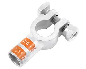 Grote® 2/0 GA - Straight Battery Terminal, Positive, Copper Die-Cast (84-9059)