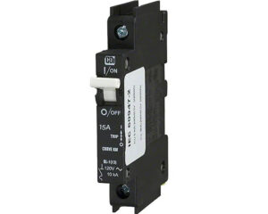 Wieland Electric 1-Pole 15A Circuit Breaker, Hydraulic-Magnetic 34.211.2071.2 (901312)