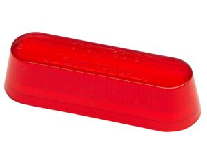 Grote® 0.85" Thick, 4″ Clearance Marker Replacement Acrylic Lens – Red (90152)