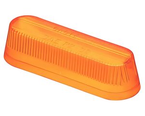 Grote® 0.875" Thick,  4″ Clearance Marker Replacement Acrylic Lens – Amber (90153)