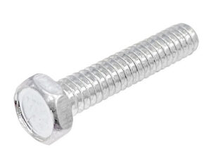 #10-24 x 1" Length Size, Machine Screw Type, Trimmed Hex Head Bolt (90187)