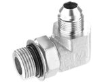1/4″ MJIC x 12mm Male Metric M12x1.5, 90-Deg. Elbow Adapter, Steel (901132)