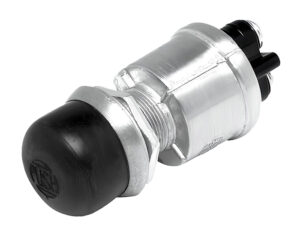 Cole Hersee® 12V DC 35A, Normally Open, SPST HD Push Button Switch – Plastic Cap (9245-BX)