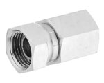 Gates® G60160-0606 Hydraulic Adapter, Female NPTF to Female Swivel NPSM