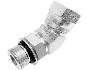 3/4″-16 Male ORB x 1/2″ Female Swivel, 45-Deg. Elbow Adapter (SO1124-8D)