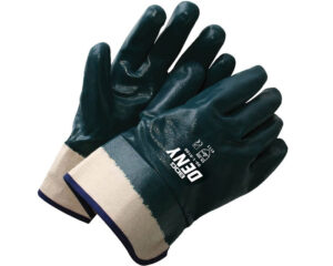 Bob Dale Gloves® Full Nitrile Coated Cotton Gloves, Safety Cuff, One Size (99-1-9166)