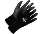 Bob Dale Gloves® 15ga Nylon Shell, Nitrile Palm Coated Gloves, Black, Size-9/ Large (99-1-9870-9)