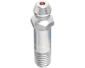Alemite 5/16" Hex, 1/4″-28 Taper Thread, Grease Nipple – Steel Fitting (ALE1698B)