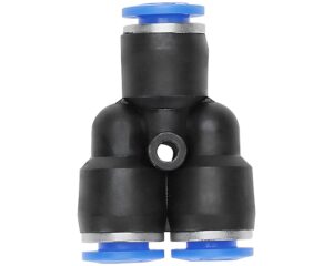8mm Tube O.D, "Y" Connector, Push-Type Connect Nylon Fitting (AM-32.5772)