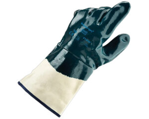 Ansell® Hycron® 27-810 Series, Blue Nitrile Heavy Weight Gloves, Cotton Jersey Liner, X-Large (ANS27-805-10)