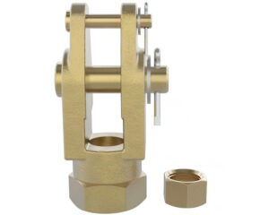 Gunite® 5/8″-18 Push Rod Thread Size, Extended Collar Lock Type Clevis Kit, Straight Style (AS3018)