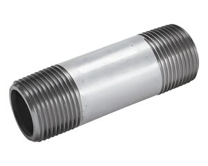1″ Pipe Size x 2.5″ Length – SCH40 Long Nipple, Black Iron Fitting (BI-113-H2-1/2)
