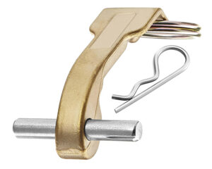 Brass Handle, Ring and Pin Assembly, For 3" - 5" Coupler Body (BR-HRP300)