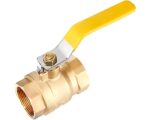 1-1/4" FNPT, 600 WOG, 150 WSP, Full Port, Forged Brass Ball Valve (900809)