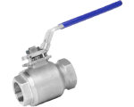 1″ Female Pipe, 2000 WOG, 316 Stainless, 2-Piece Bar Stock Design Type, Ball Valve (BVSS2203-H)