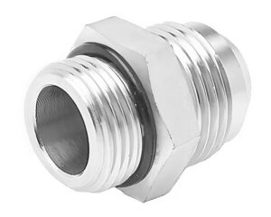 Brennan 1-1/2″  Male ORB x 1″ Male JIC, Straight Adapter, Steel (6400-16-24-O)