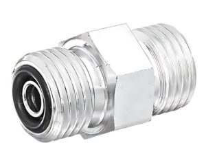 Gates® G60705-0806 Hydraulic Adapter, Male Flat-Face O-Ring (Both Ends)