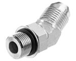 Gates® G60308-1008 Adapter, 45° Elbow, Male O-Ring Boss to Male JIC Flare