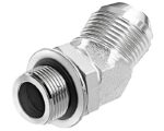 Gates® G60308-2420 Adapter, 45° Elbow, Male O-Ring Boss to Male JIC Flare